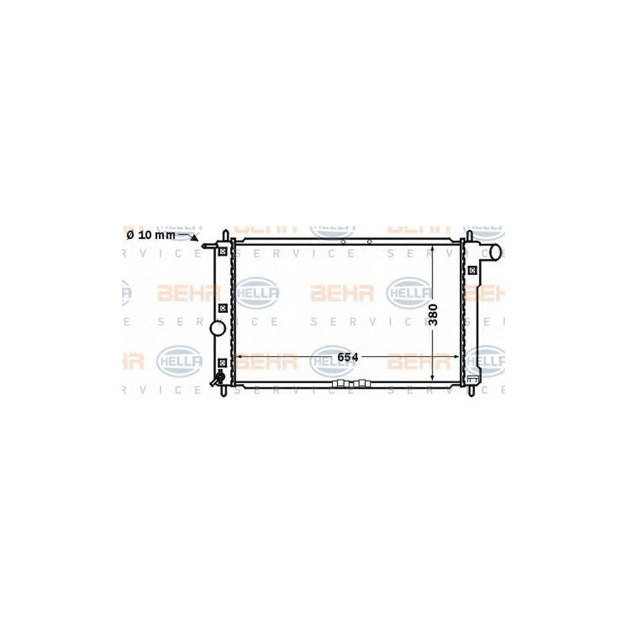 Hella 8MK 376 767-191 Engine Radiator