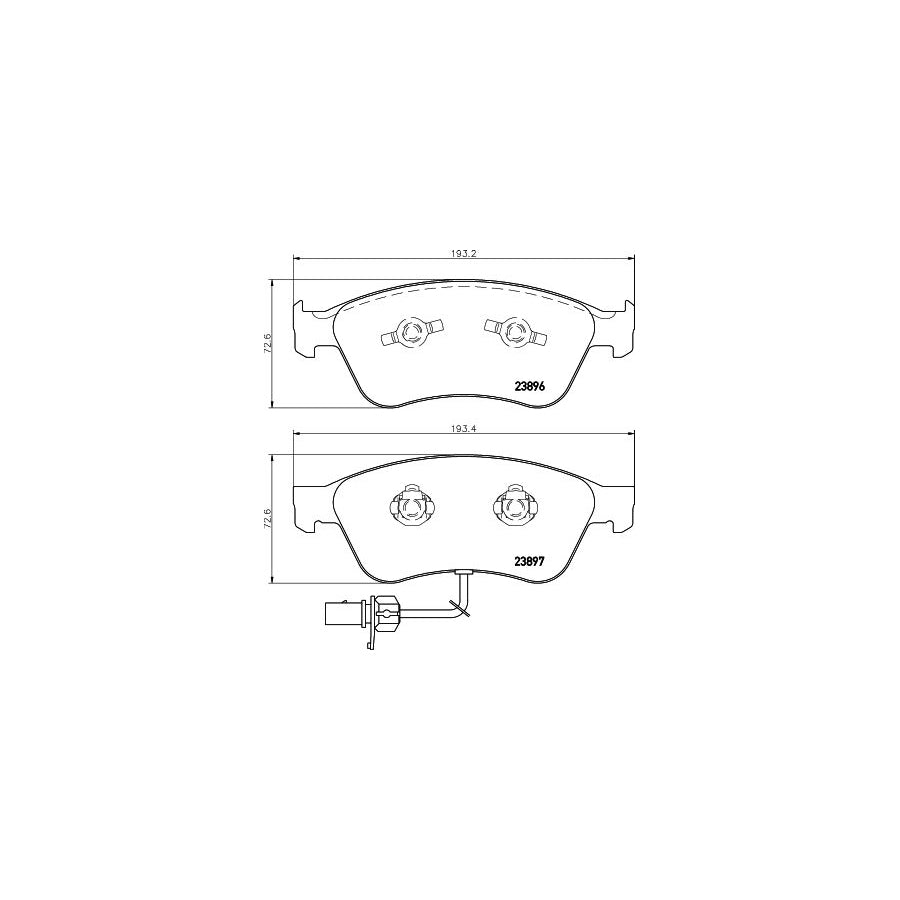 Hella 8MP 376 800-154 Water Pump