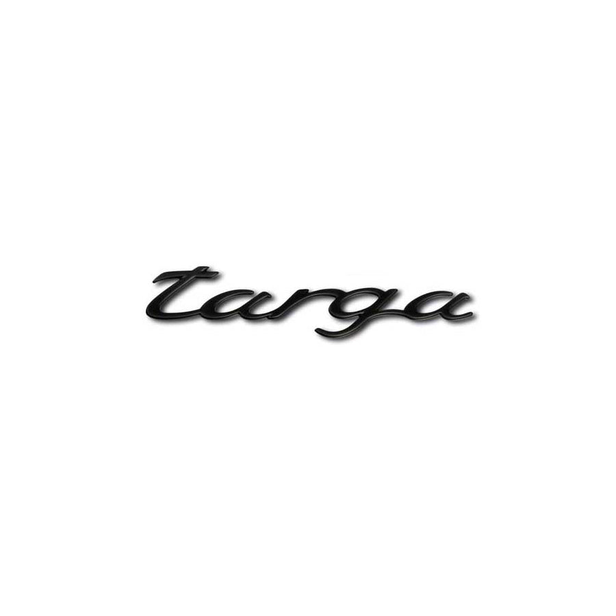 Genuine Porsche Targa - Rear Badge, Rally Black Porsche 996 Targa 2002  | ML Performance UK Car Parts