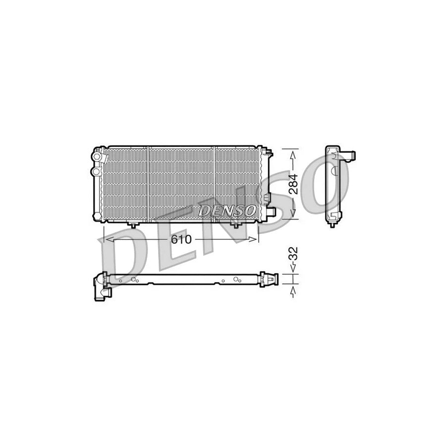 Denso DRM21010 Drm21010 Engine Radiator For Peugeot 205 | ML Performance UK