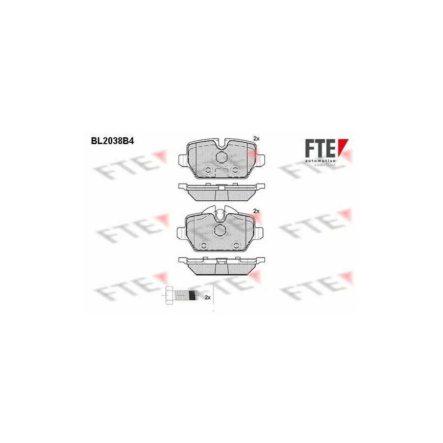 Fte BL2038B4 Brake Pad Set | ML Performance UK Car Parts