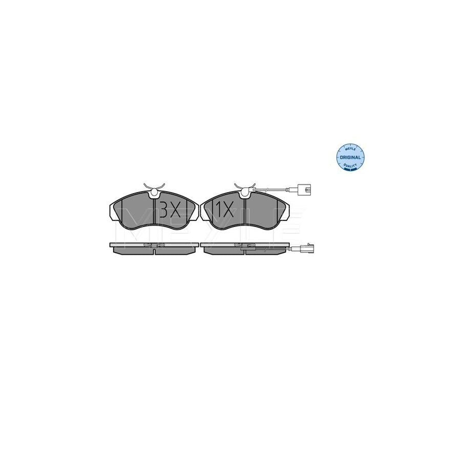 Meyle 025 236 0319/W Brake Pad Set