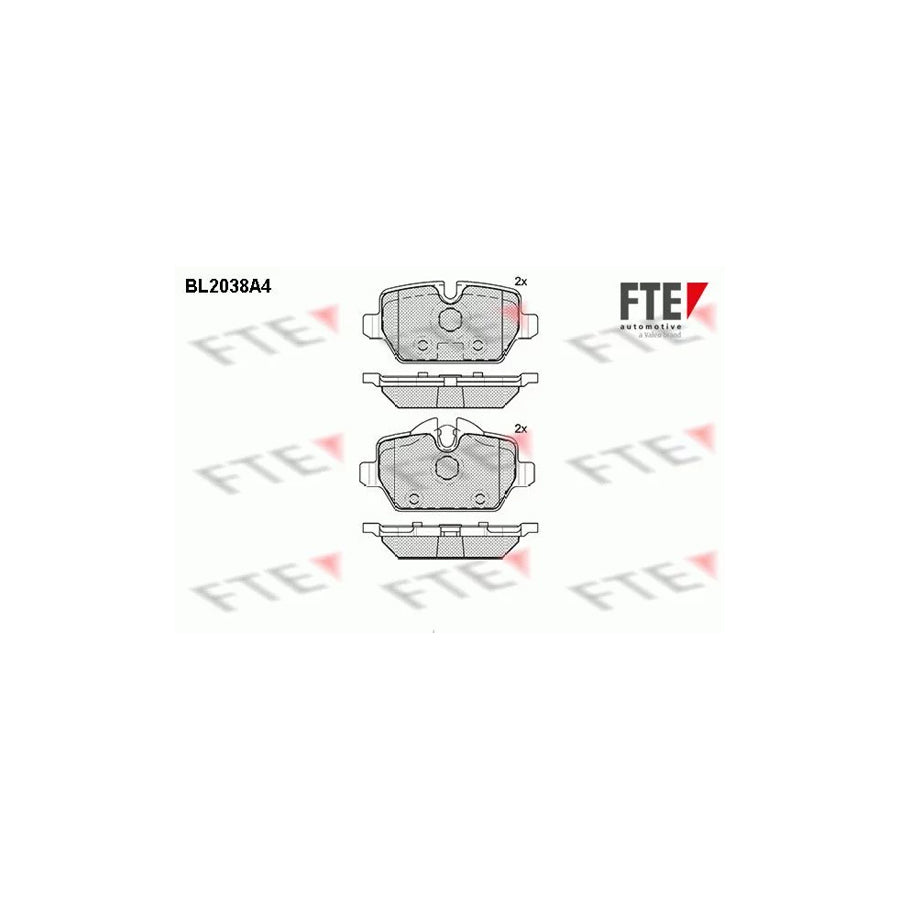 Fte BL2038A4 Brake Pad Set | ML Performance UK Car Parts