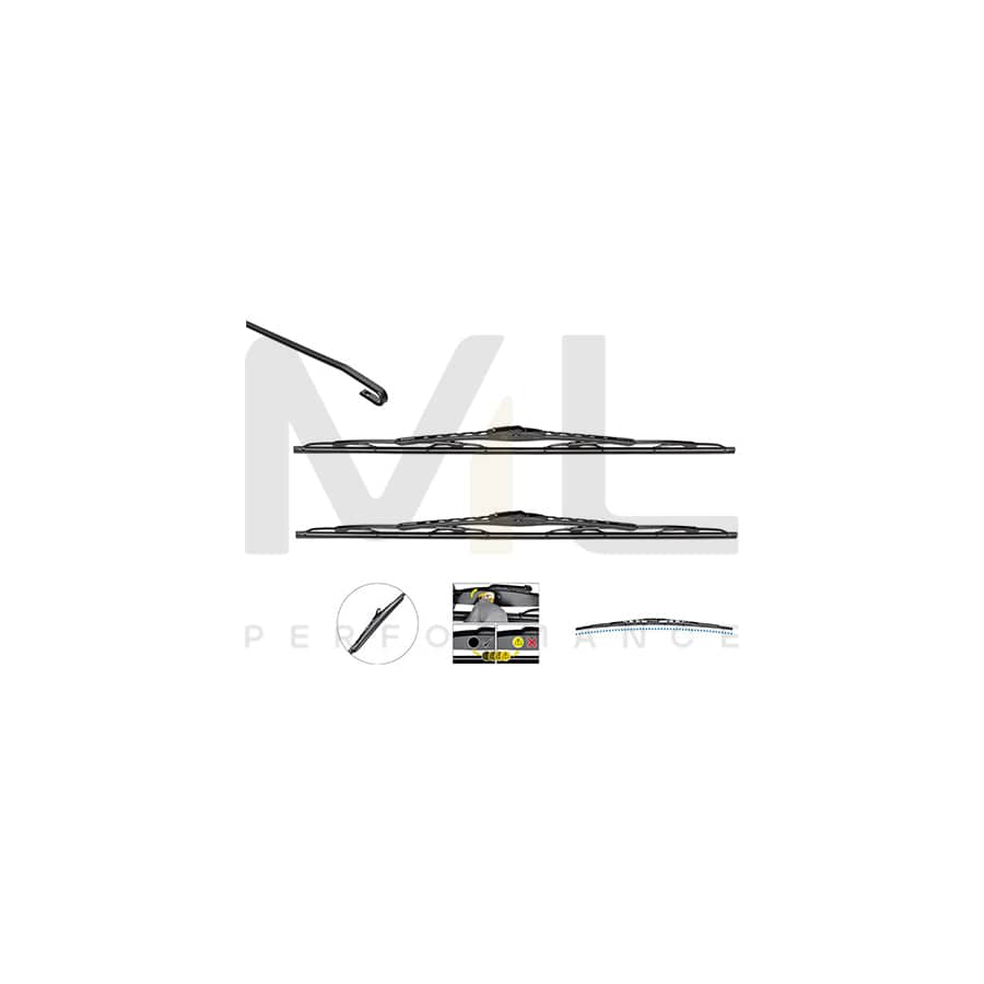 Valeo Silencio Specific Wiper Blade Set Vm208 | Wiper Blades UK | ML Performance Car Parts