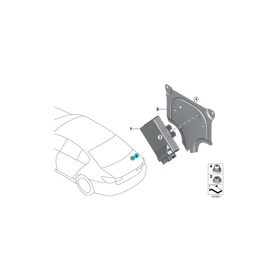 Genuine BMW 61358044739 F93 G21 M Bracket, Control Unit (Inc. 320d, 330i & 320dX) | ML Performance UK