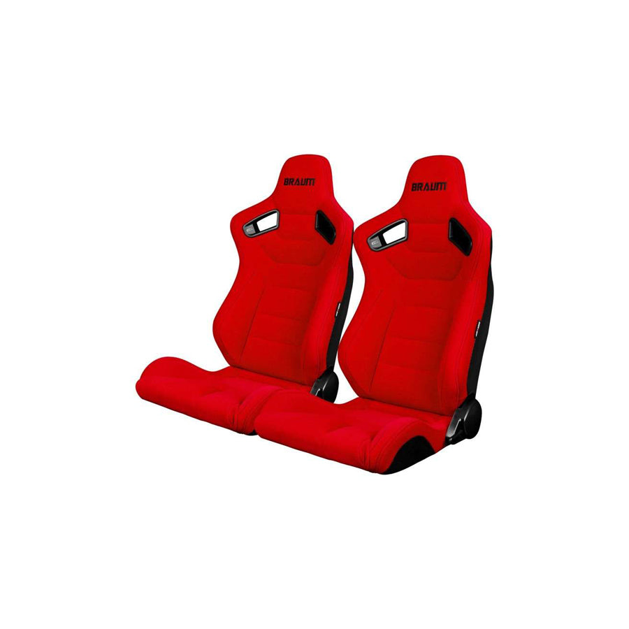 BRAUM Elite Series Racing Seats (Red Cloth) – Pair | ML Performance UK Car Parts