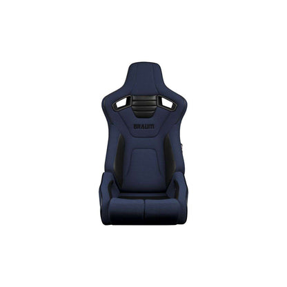 BRAUM Elite-R Series Sport Reclinable Seats (Blue Cloth Black Trim) – Priced Per Pair