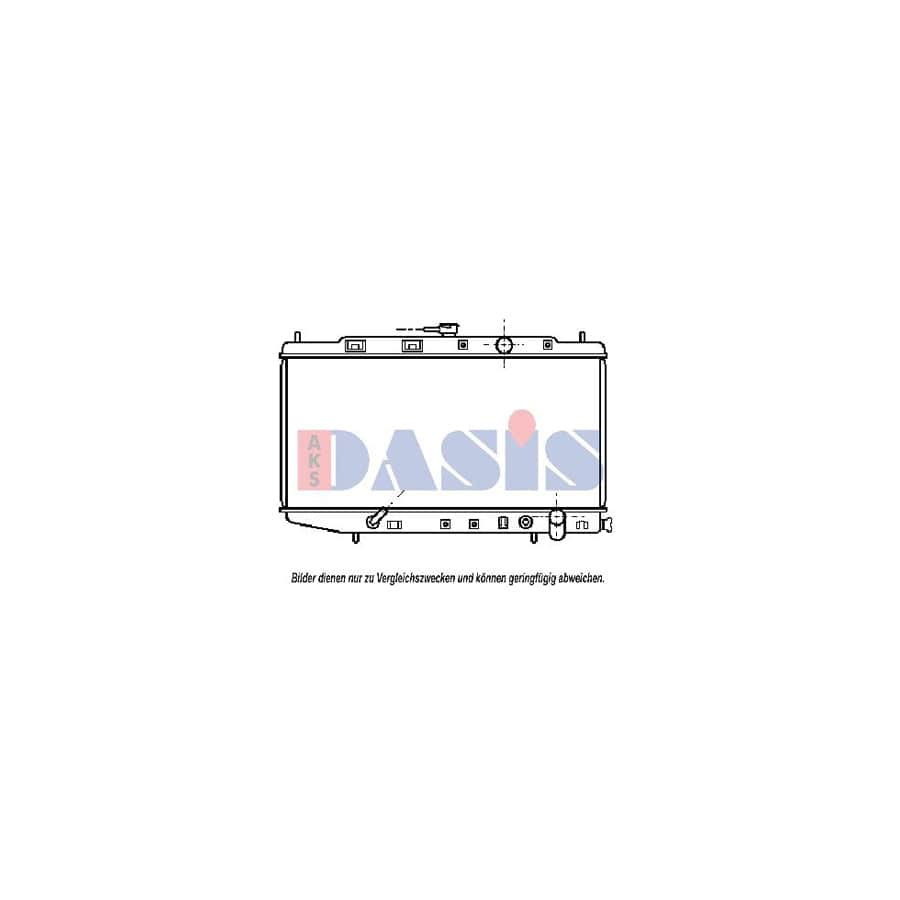 AKS Dasis 100880N Engine Radiator | ML Performance UK