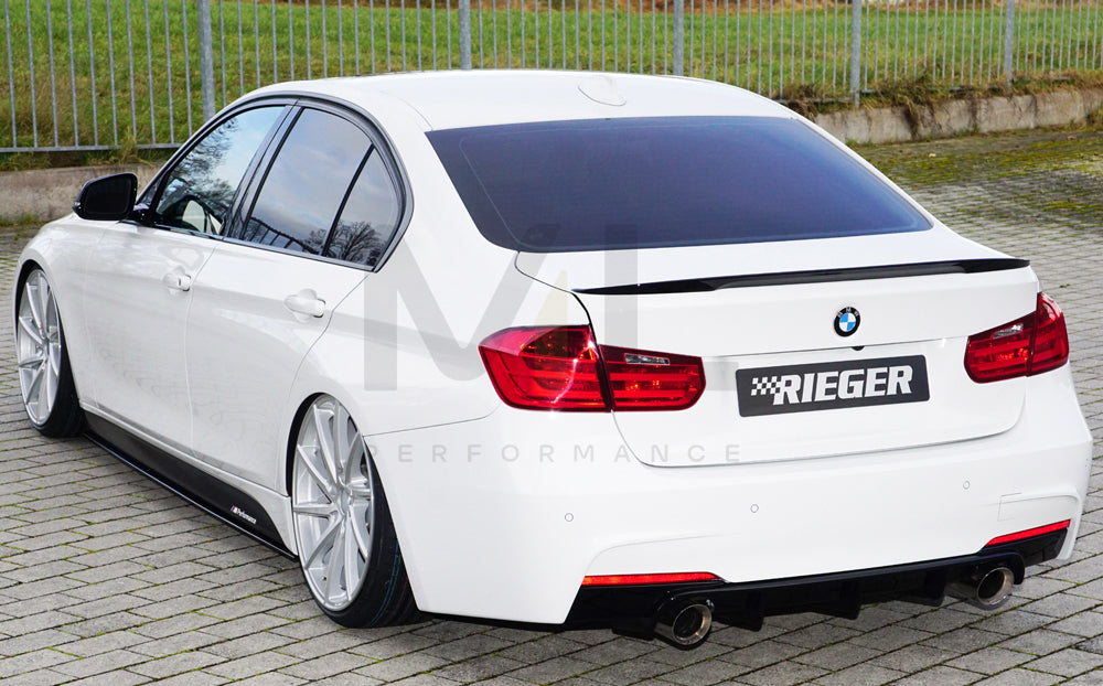 Rieger 00053467 BMW 3 Series F30 F31 Rear Diffuser 9 | ML Performance UK Car Parts