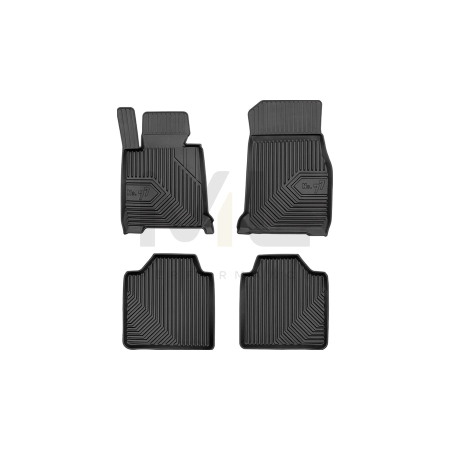 FROGUM Tailored, No.77 77407688 Floor mat set for BMW 3 GT (F34) Elastomer, Front and Rear, Quantity: 4, Black | ML Performance Car Parts