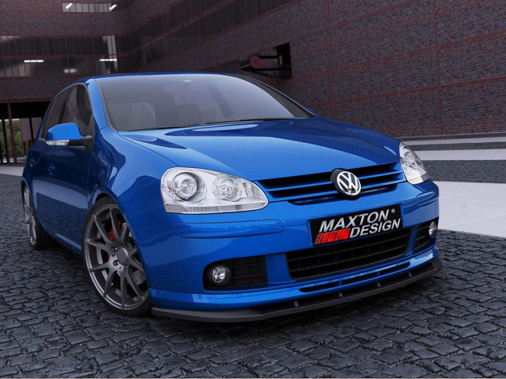 Maxton Design VW-GO-5-VOTEX-FD1T Front Splitter VW Golf v | ML Performance UK Car Parts