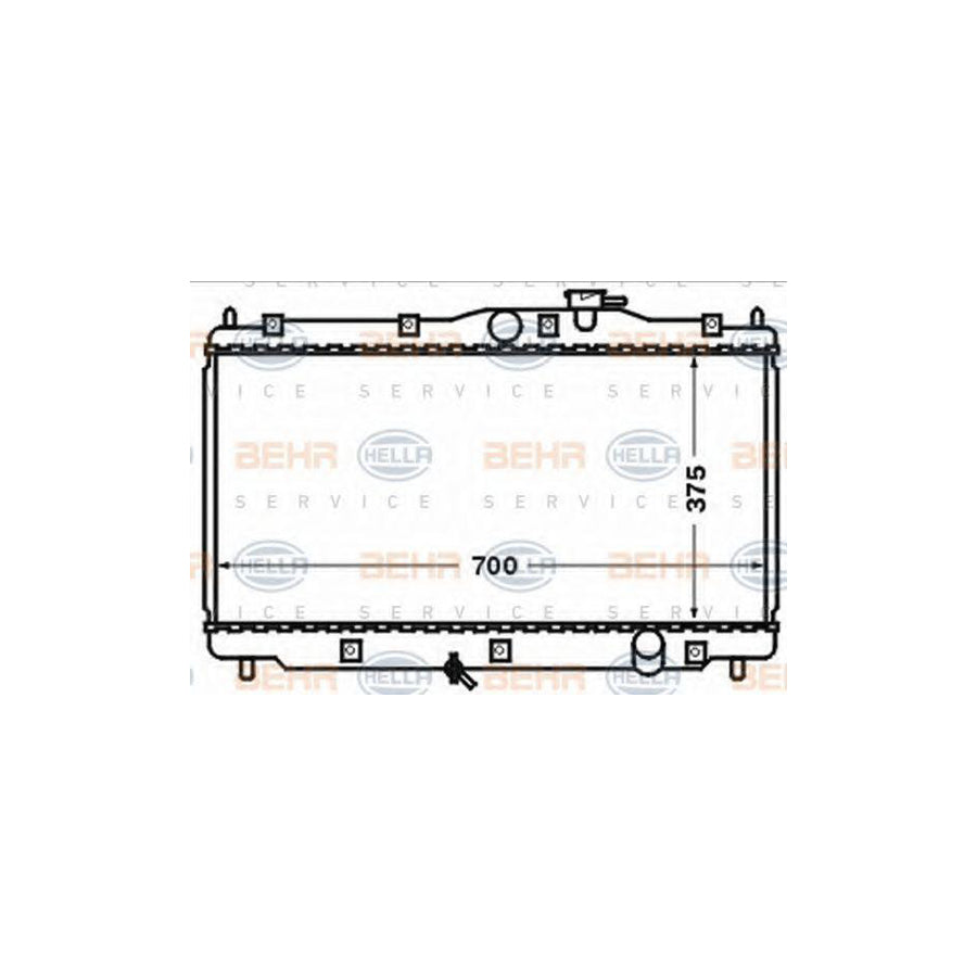 Hella 8MK 376 768-231 Engine Radiator