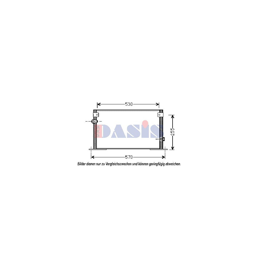 AKS Dasis 212071N Air Conditioning Condenser | ML Performance UK