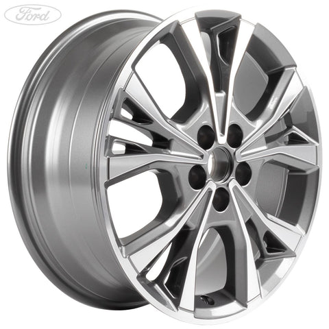 GENUINE FORD 2216079 S-MAX & GALAXY ALLOY WHEEL 18" 5-SPOKE Y DESIGN, ROCKMETALLIC MACHINED | ML Performance UK