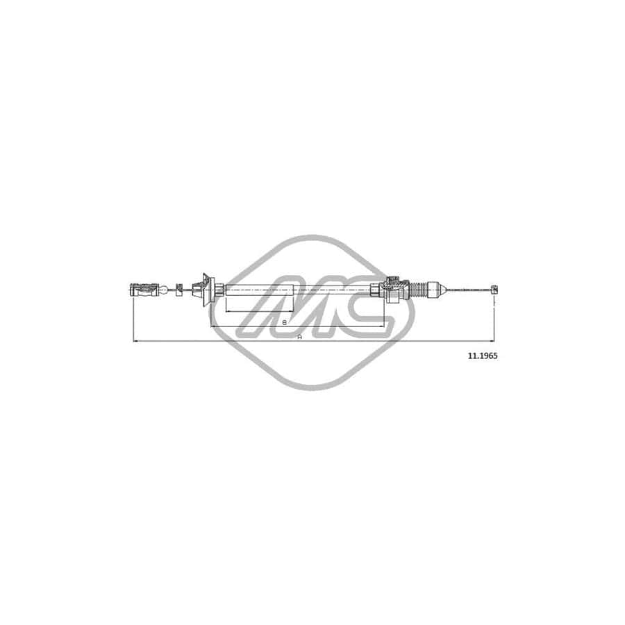 Metalcaucho 80901 Throttle Cable | ML Performance UK Car Parts