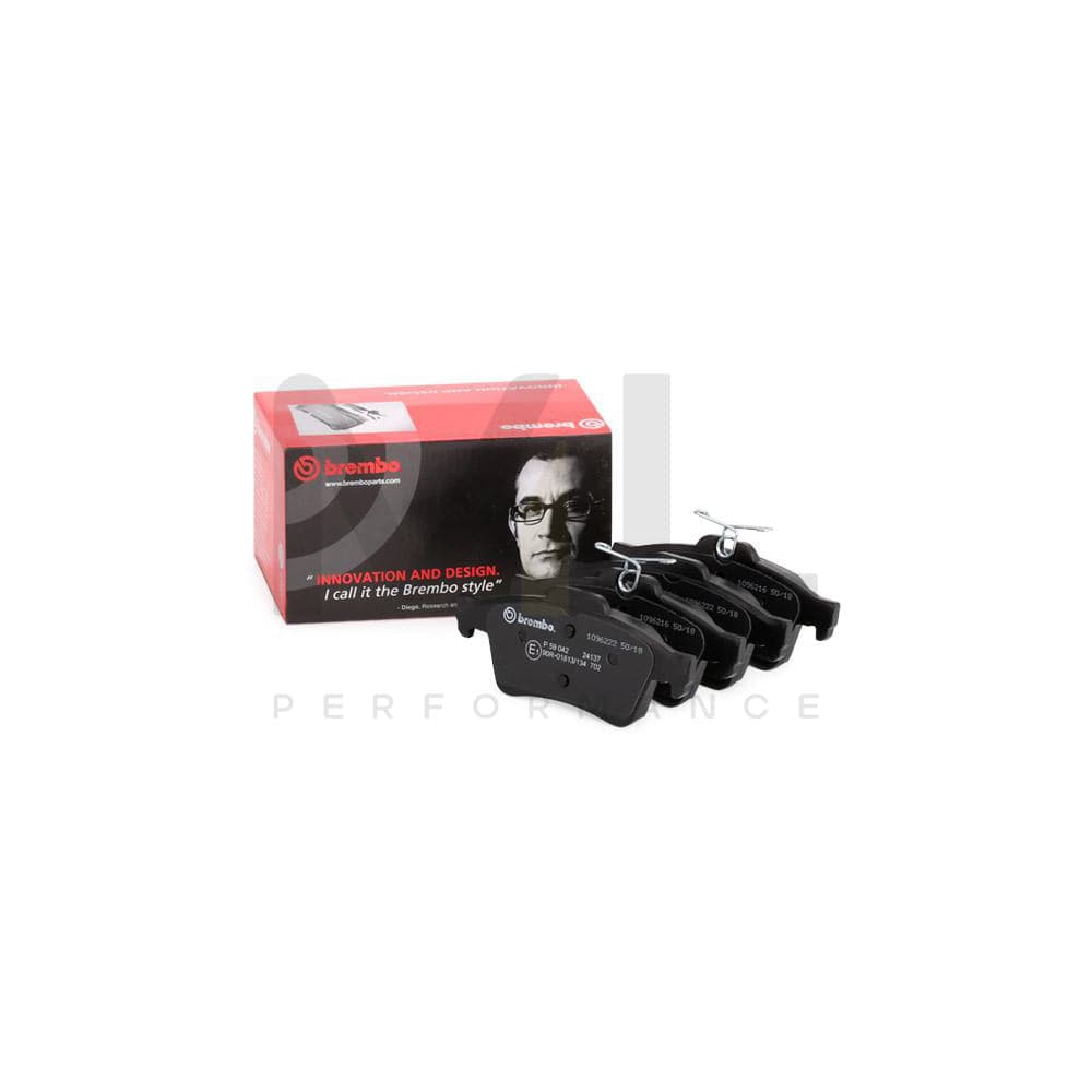 Brembo P 59 042 Brake Pad Set Prepared For Wear Indicator | ML Performance Car Parts