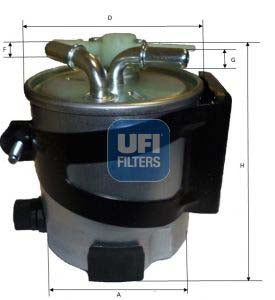 UFI 55.417.00 Fuel Filter