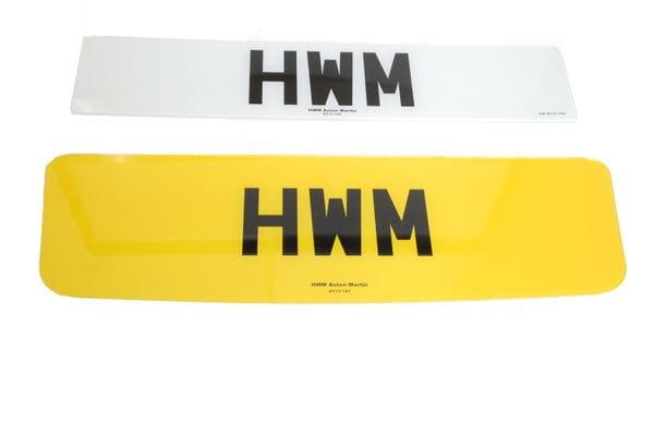 Aston Martin SFR-FRONT+DB9-REAR Set of Number Plates | ML Performance UK Car Parts