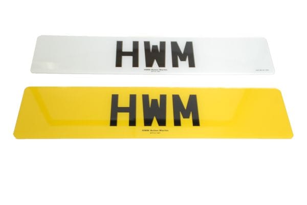 Aston Martin SFR-FRONT+DB7-REAR Set of Number Plates | ML Performance UK Car Parts