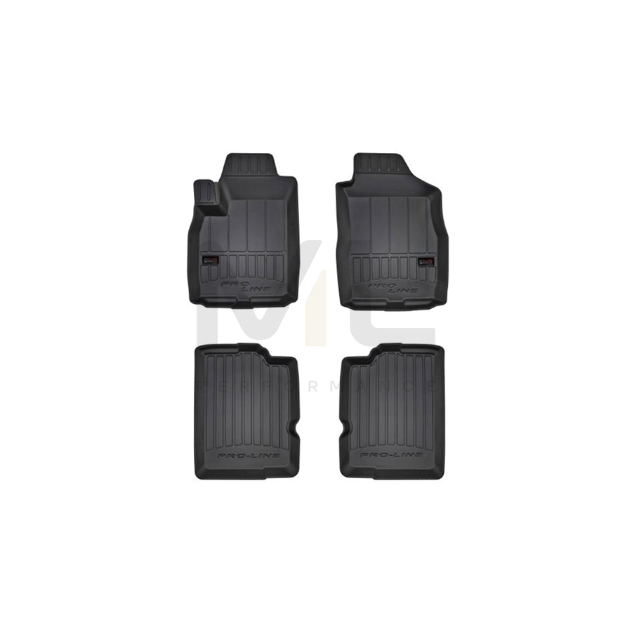 FROGUM 3D407190 Floor mat set for FIAT Panda II Hatchback (169) Elastomer, Front and Rear, Quantity: 4, Black | ML Performance Car Parts