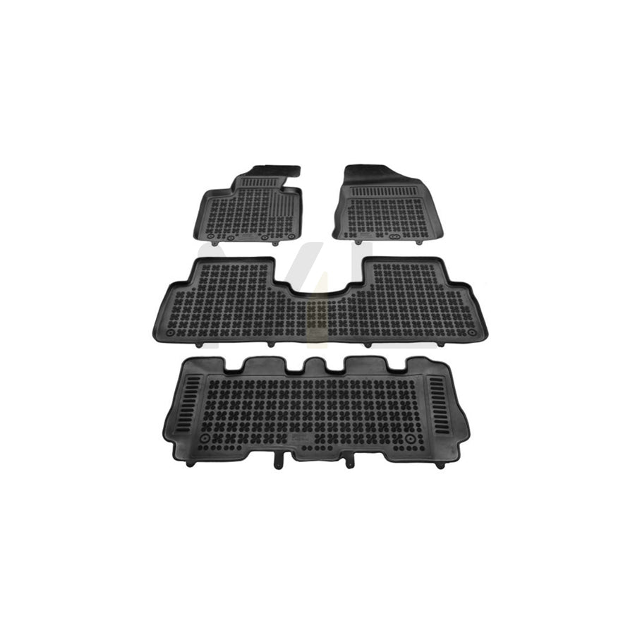 REZAW PLAST 201019 Floor mat set for KIA Sorento III (UM) Elastomer, Front and Rear, Black | ML Performance Car Parts