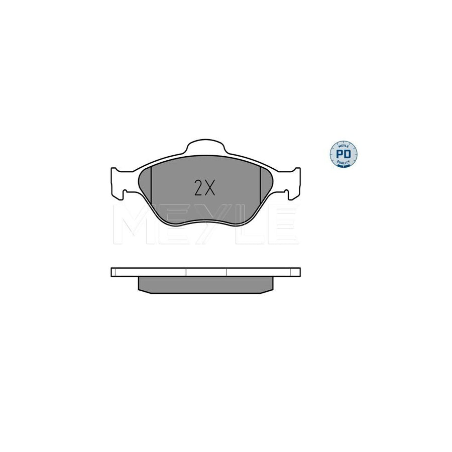 Meyle 025 236 0418/Pd Brake Pad Set