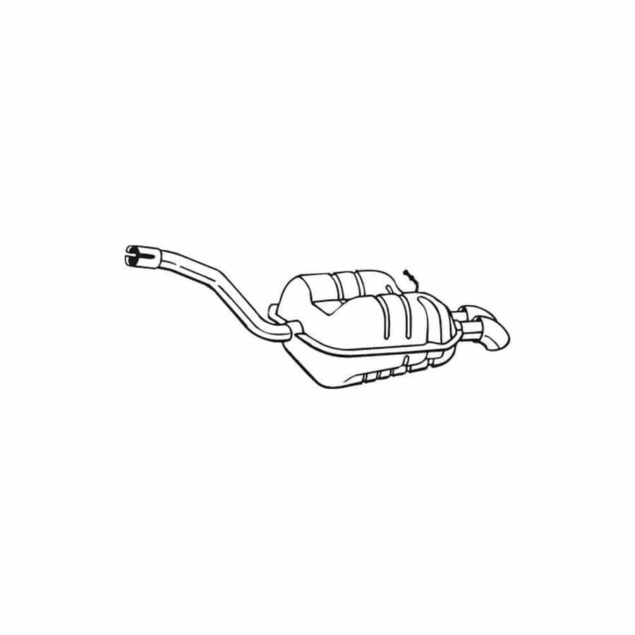 Bosal 233-547 Rear Silencer For Vw Golf Vi Variant (Aj5)