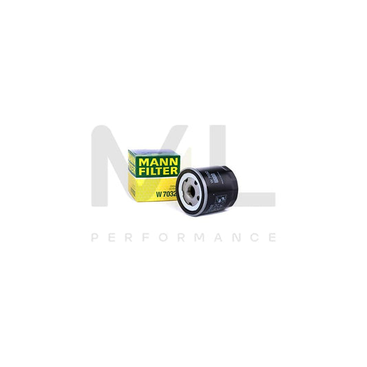 MANN-FILTER W 7032 Oil Filter Spin-on Filter, with one anti-return valve | ML Performance Car Parts