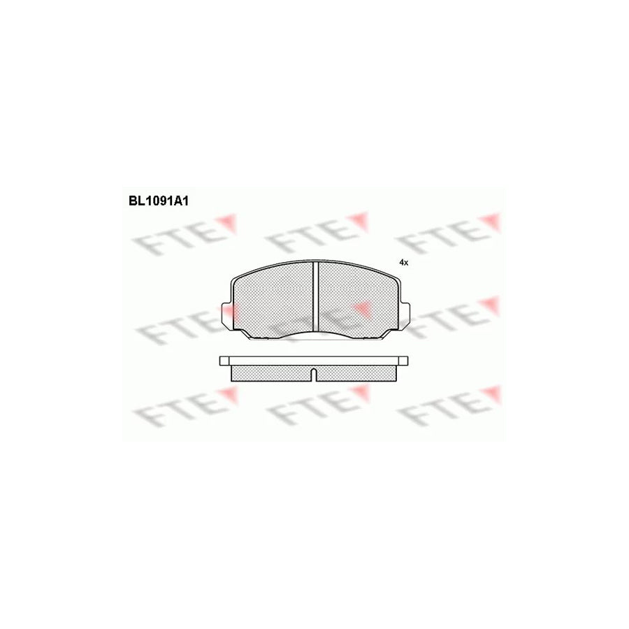 Fte BL1091A1 Brake Pad Set | ML Performance UK Car Parts