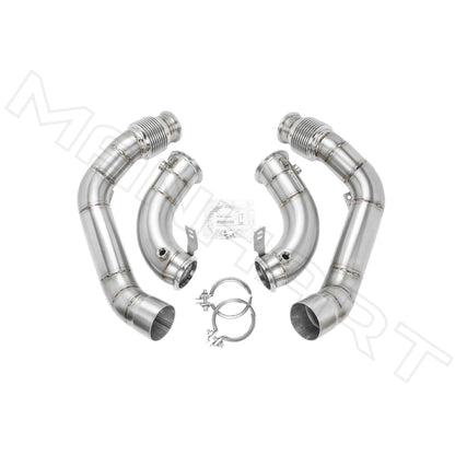 MANHART MH5F9511202 DOWNPIPES RACE FOR BMW F95 / F96 X5M / X6M (COMPETITION) CAT-REPLACEMENT (PART 1 OF 2)