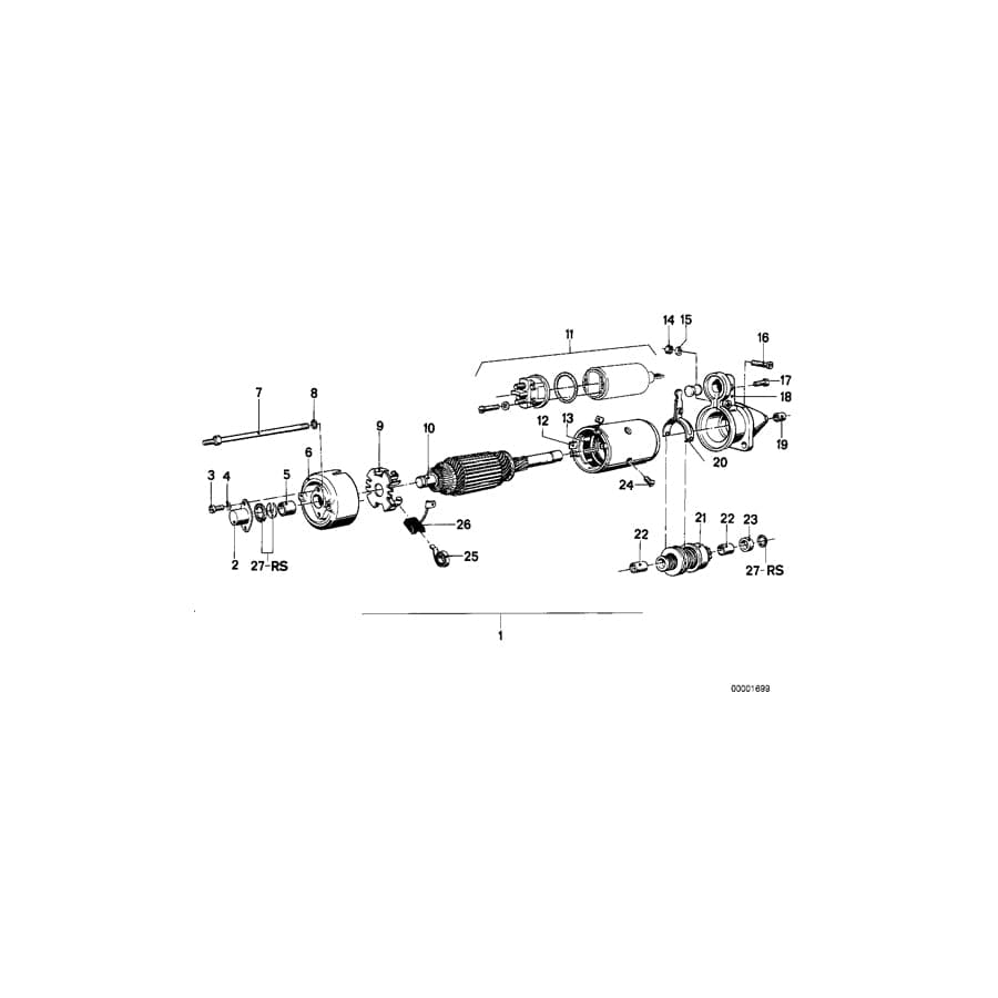 Genuine BMW 12411352538 100 60 Fillister-Head Screw (Inc. R 100 GS, R 65 RT & R65LS) | ML Performance UK Car Parts