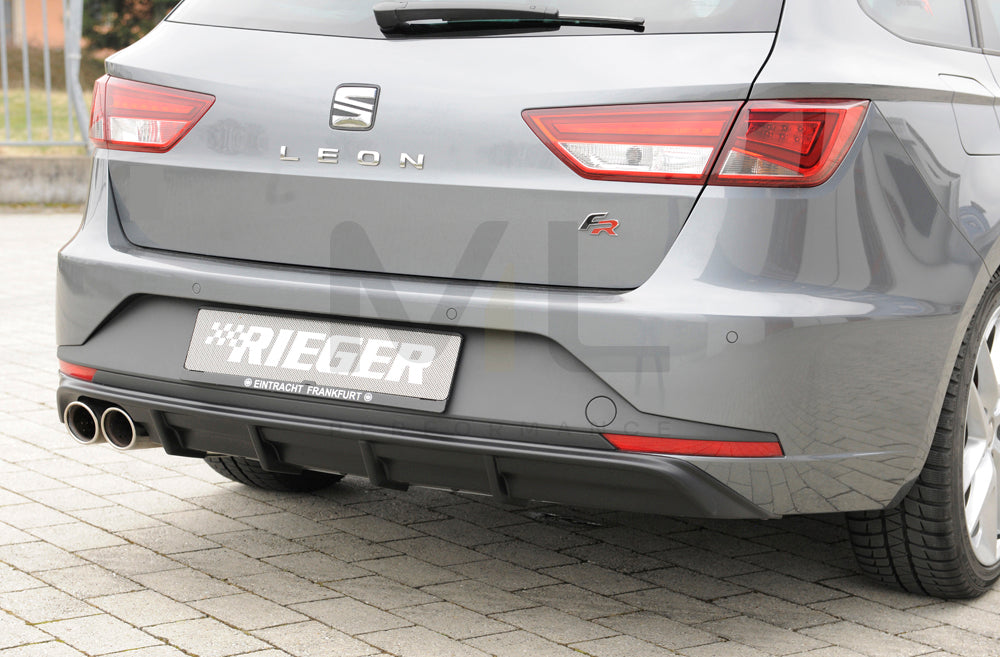 Rieger 00027020 SEAT 5F Leon FR Rear Diffuser 7 | ML Performance UK Car Parts