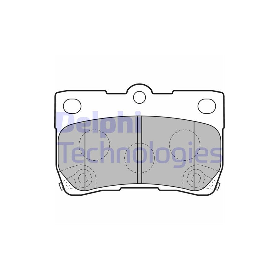 Delphi Lp2130 Brake Pad Set