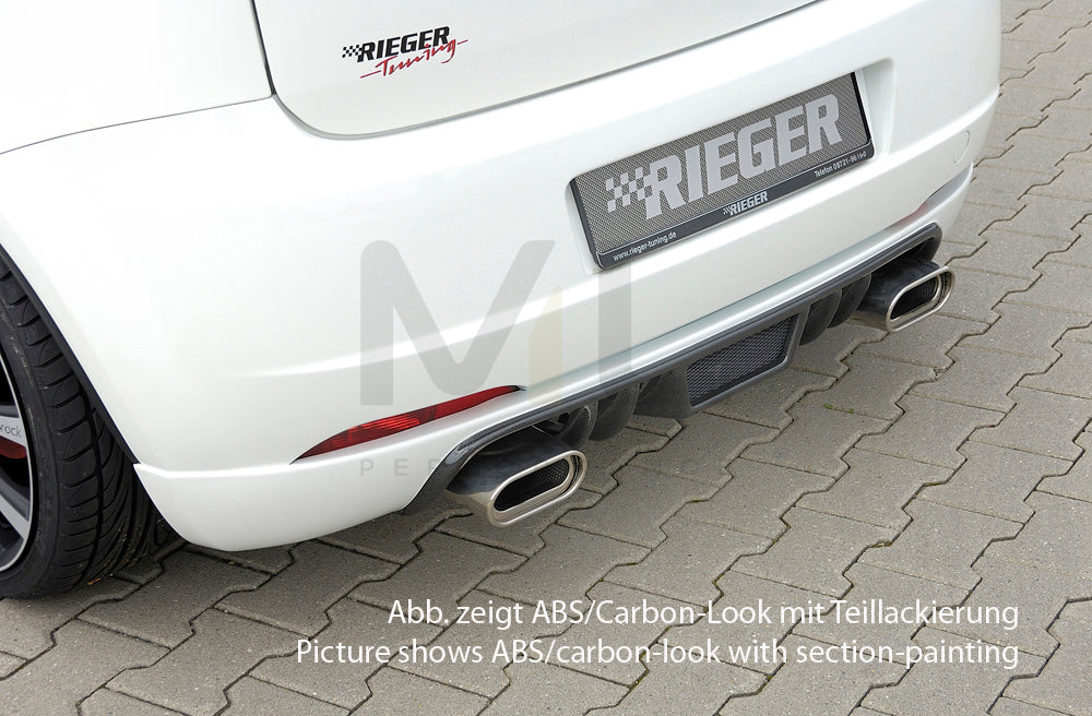 Rieger 00056048 Fiat Grande Punto (199) Rear Diffuser 5 | ML Performance UK Car Parts