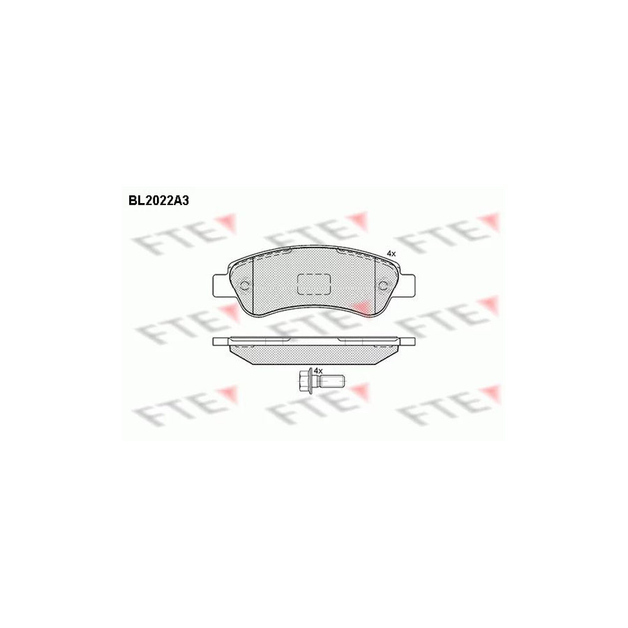 Fte 9010608 Brake Pad Set | ML Performance UK Car Parts