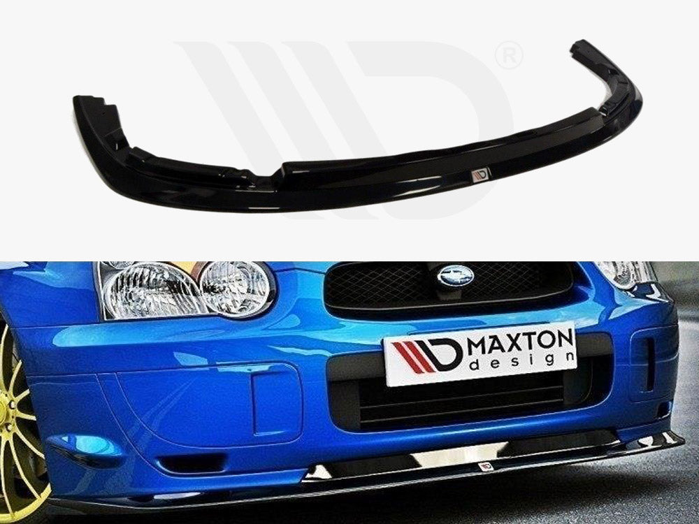 Maxton Design SU-IM-2F2-WRX-STI-FD1T Front Splitter Subaru Imprezafits | ML Performance UK Car Parts