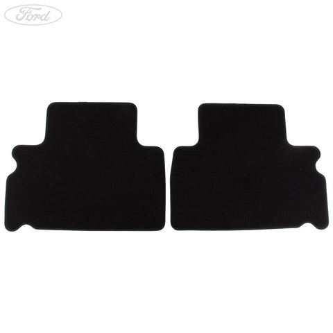 GENUINE FORD 1383095 GALAXY & S-MAX VELOUR FLOOR MATS REAR, BLACK, FOR SECOND SEAT ROW | ML Performance UK