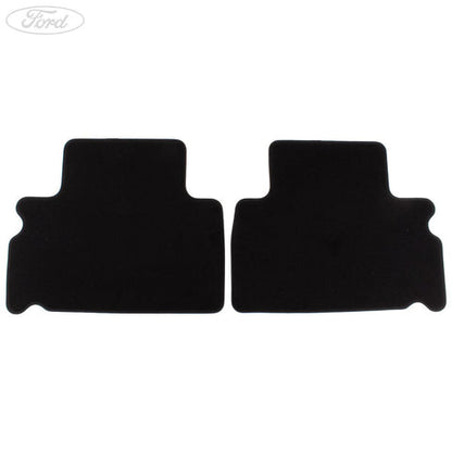 GENUINE FORD 1383095 GALAXY & S-MAX VELOUR FLOOR MATS REAR, BLACK, FOR SECOND SEAT ROW | ML Performance UK