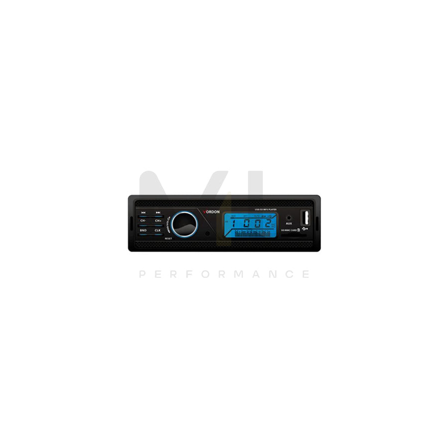 VORDON HT-165S Car stereo 1 DIN, 12V, MP3, WMA | ML Performance Car Parts