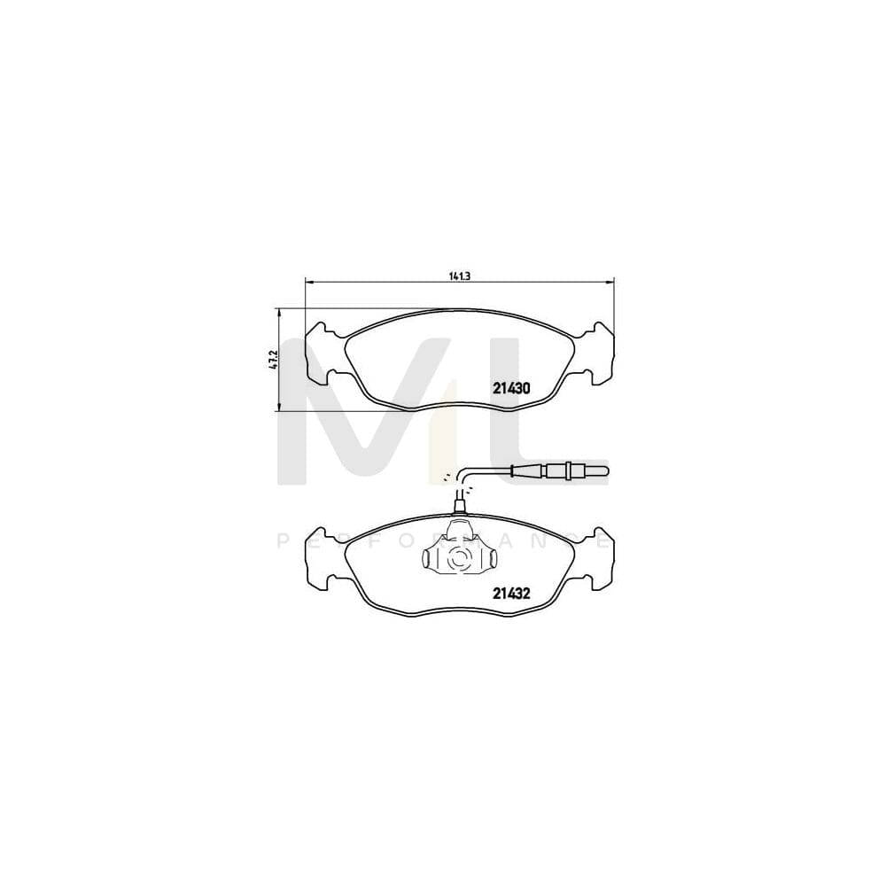 Brembo P 61 054 Brake Pad Set | ML Performance Car Parts