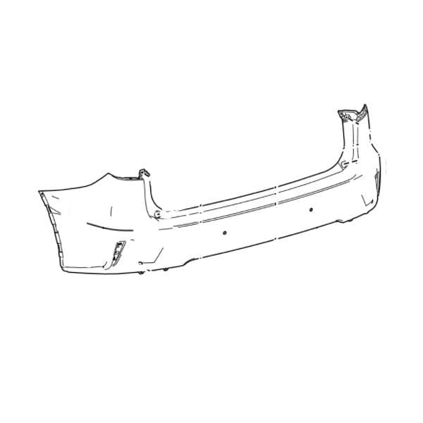 Genuine Lexus 52159-48931 RX Phase 4 Rear Bumper