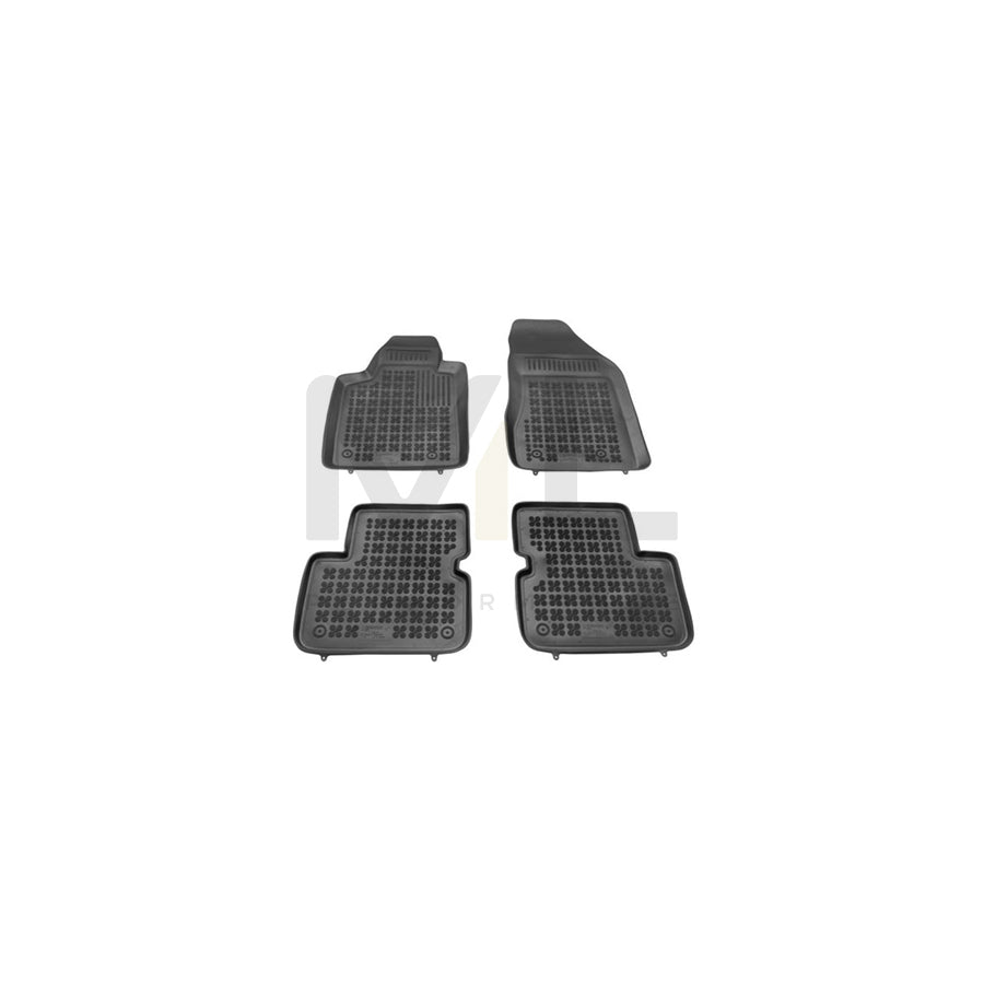 REZAW PLAST Tailored 201501 Floor mat set for FIAT Bravo II Hatchback (198) Elastomer, Front and Rear, Quantity: 4, Black | ML Performance Car Parts