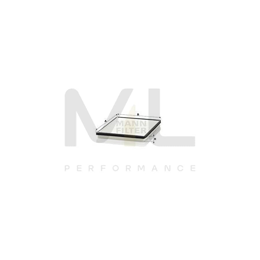 MANN-FILTER CU 2530 Pollen filter Particulate Filter | ML Performance Car Parts