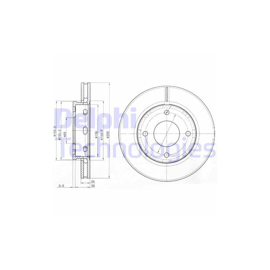 Delphi Bg3987 Brake Disc