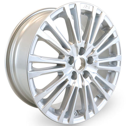 GENUINE FORD 2019070 FOCUS ALLOY WHEEL 18" 20-SPOKE DESIGN, SPARKLE SILVER | ML Performance UK