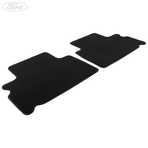 GENUINE FORD 1383095 GALAXY & S-MAX VELOUR FLOOR MATS REAR, BLACK, FOR SECOND SEAT ROW | ML Performance UK