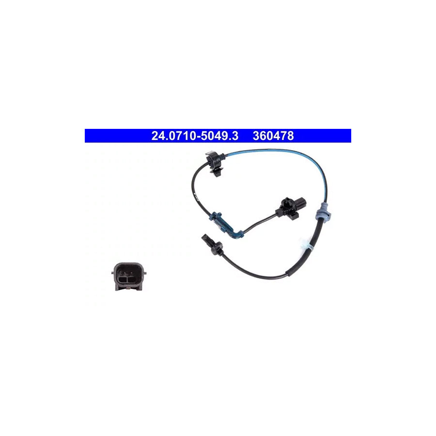 ATE 24.0710-5049.3 Abs Sensor For Honda Cr-V Iv (Rm)