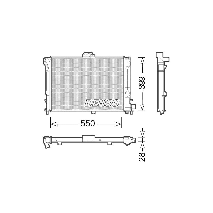 Denso DRM25010 Drm25010 Engine Radiator For Saab 9000 Saloon | ML Performance UK