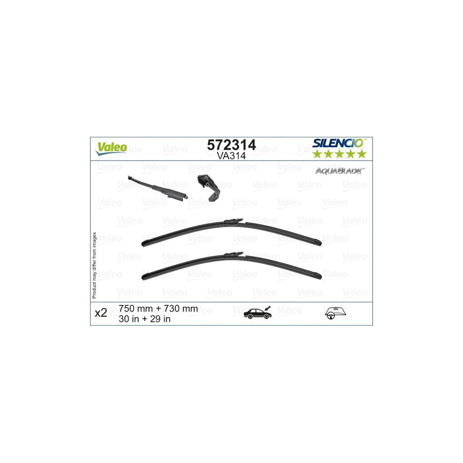 Valeo 572314 Wiper Blade | ML Performance UK Car Parts