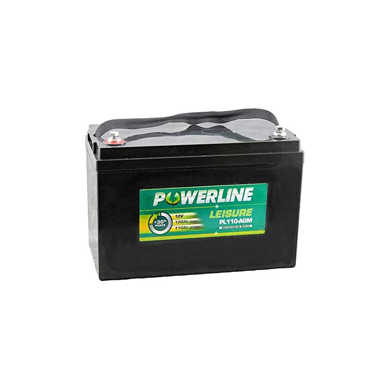 PL110-AGM Powerline AGM Leisure and Marine Battery 100Ah | Car Batteries UK | ML Performance Car Parts